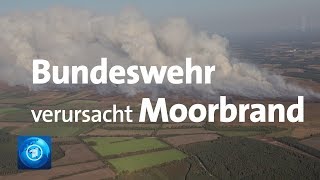 Bundeswehr verursacht Moorbrand im Emsland [upl. by Niwdog]