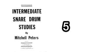 Intermediate Snare Studies No 5 [upl. by Ttennaj]