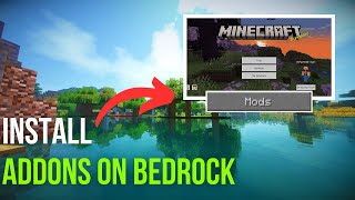 How To Install Mods on Minecraft Bedrock  Windows Full Guide [upl. by Ayor]