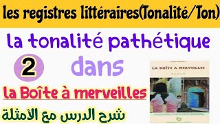 les registres littérairesla tonalité pathétiquele registre pathétiqueton pathétiquepartie2 [upl. by Ellecrag163]