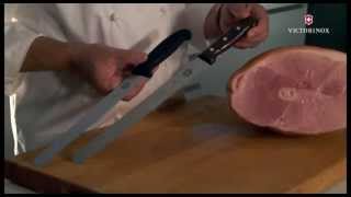 How To Use A Slicing Knife Demonstration  Bunzl Processor DivisionKoch Supplies [upl. by Ehudd671]