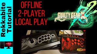 x360ceexe for Guilty Gear Xrd Rev 2 for Steam Offline 2Player Local Play [upl. by Gleich944]