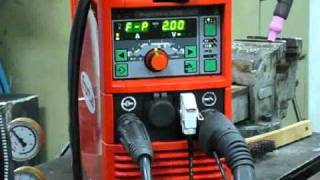 Fronius Magicwave TIG setting pulse welding parametres [upl. by Yllil658]