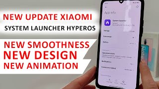 New update Xiaomi System Launcher HyperOS  Install now MIUI 14  New smoothness and animation [upl. by Aehsan]