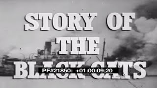 quot STORY OF THE BLACK CATS quot PBY CATALINA NIGHT ATTACK AIRCRAFT WWII US NAVY FILM 21850 [upl. by Torhert]