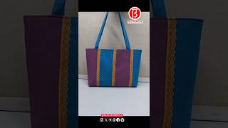 Patchwork Tote Bag Sewing Tutorials Part 76 [upl. by Ambert]