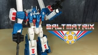 Transformers Generations Combiner Wars Leader Class Ultra Magnus with Minimus Ambus Video Review [upl. by Burnard]