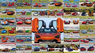 McLaren 720S vs the World 1 Year Anniversary  30 Races in 1 Video  Win a Dragy [upl. by Tollmann72]