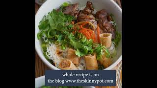 Best Lemongrass Pork Vietnamese Noodle Salad [upl. by Sarina483]