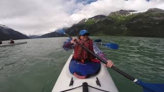 Kayaking in Chilkoot Lake in Haines AK [upl. by Krystal219]