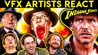 VFX Artists React to Bad amp Great INDIANA JONES CGi [upl. by Anelyak]