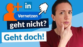 Wie kann ich bei Linkedin ohne quotVernetzenquot Buttonmich vernetzenHACK [upl. by Christye]