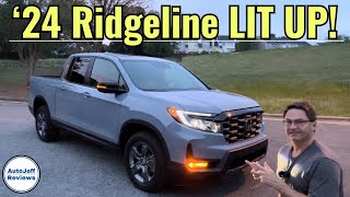 2024 Honda Ridgeline at Night Inside amp Out Lit Up [upl. by Nikolaos47]