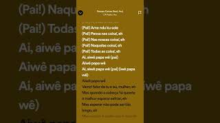 KaraokeC4 Pedro feat Ary Nossas coisas Lyric [upl. by Urbannal]