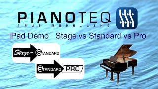 Pianoteq on iPad  Stage vs Standard vs Pro [upl. by Rech]