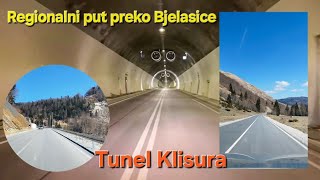 Novi regionalni put preko Bjelasice‼️Jezerine  Jelovica‼️ TUNEL KLISURA‼️ [upl. by Shelbi]