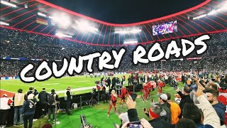 🏈 70000 NFL fans singing quotTake Me Home Country Roadsquot I Seahawks vs Buccaneers I Munich Game 2022 [upl. by Norrehs]