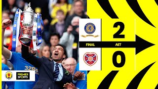 HIGHLIGHTS  Rangers 20 Hearts  van Bronckhorsts side end Scottish Cup wait with extra time win [upl. by Coney364]