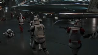 Clones attack Naboo Royal Guard  The Mandalorian Season 3 Episode 4 [upl. by Neiluj403]