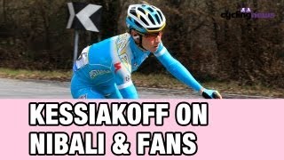 Giro 2013 Fredrik Kessiakoff of Astana on Nibali and Fans [upl. by Elcin]