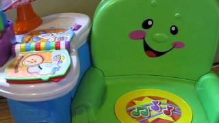 FisherPrice Laugh amp Learn Musical Activity Chair [upl. by Azial499]