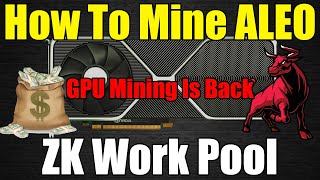 BETTER ALEO POOL  How To Mine ALEO To ZKWork Mining Pool [upl. by Lleneg161]