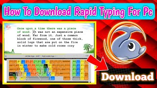 Rapid Typing Free Download  How To Download Rapid Typing In PC  Rapid Typing Tutor  Rapid Typing [upl. by Nolubez]