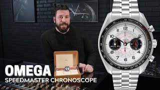 Omega Chronoscope Steel Silver Dial Mens Watch 32930435102002 Review  SwissWatchExpo [upl. by Aneev]