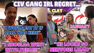 DIMA REGRETS NOT GOING TO CIV GANG IRL MEETUP  🟪LADYDIMA🟪 REACTS [upl. by Ahcilef667]