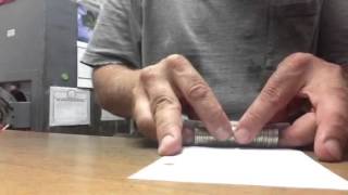 How To Roll Coins With Just A Sheet Of Paper  Part 1 [upl. by Grane]