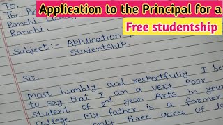 Application to the Principal for a free studentship [upl. by Tsui]