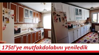 Mutfak dolabı boyama yenileme 175tlcadence multisurface beyaz boyamutfak yenileme cadence paint [upl. by Anav]