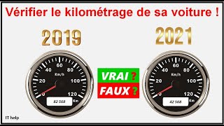 Vérifier le kilométrage de sa voiture en 5 min [upl. by Ayhtnic]