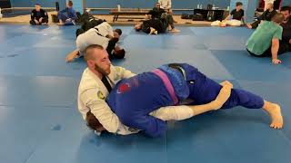 BJJ Light Round 137 Purple Belt vs Blue Belt [upl. by Zachary463]