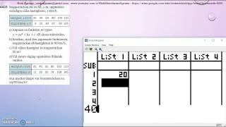 Matematik 5000 Ma 2c Kapitel 4 Statistik Modellering Funktionsanpassning 4403 [upl. by Jt]