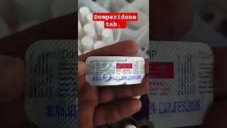 Domperidone tab 👩‍⚕medicine pharmacy medicaleducation pharmamedicine [upl. by Jillana877]