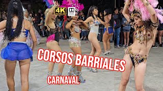 CORSOS BARRIALES CARNAVAL ARGENTINA 2024 parte 02 [upl. by Lesoj]