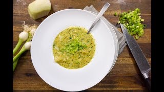 Kohlrabi Kräuter Suppe  Rezept und Anleitung  Natürlich Lecker [upl. by Sakhuja]