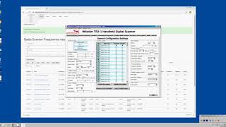 Program Whistler TRX1  TRX2 with UK Frequencies [upl. by Otrebtuc]