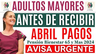 🚨¡ATENCIÓN ADULTOS MAYORES🔔ANTES DE RECIBIR PAGO DE LA PENSION AVISO URGENTE🔴 [upl. by Tiedeman]