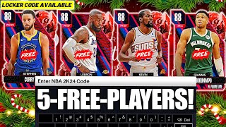 Hurry and Use the New Christmas Locker Codes for Free Lebron James and Free Steph Curry NBA 2K24 [upl. by Lunn]