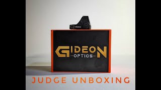 Gideon Optics Judge Unboxing [upl. by Kreager]