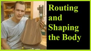 Telecaster Build Part I Routing And Shaping The Body [upl. by Derman]