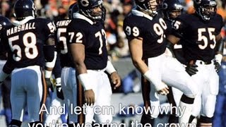 Bear Down Chicago Bears with lyrics [upl. by Nyral]