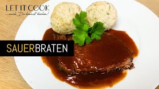 Sauerbraten mit Semmelknödel fast wie aus dem Rheinland [upl. by Weston]