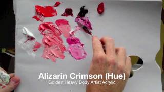 How to mix bright pink with acrylic paint Colour mixing basics with acrylics  Part 1 of 2 [upl. by Odnumyer]