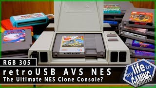 retroUSB AVS NES  RGB305  MY LIFE IN GAMING [upl. by Nageek]