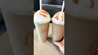 CARAMEL FRAPPE mcdonalds coffee frappes caramelfrappe coffeebreak coffeelover sogood foodie [upl. by Barrett]