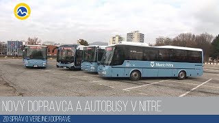 Nový dopravca a autobusy v Nitre 7122021 [upl. by Cartwell224]