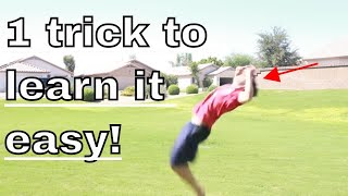 How To Do A Backflip For Kids Or Beginners [upl. by Apfelstadt603]